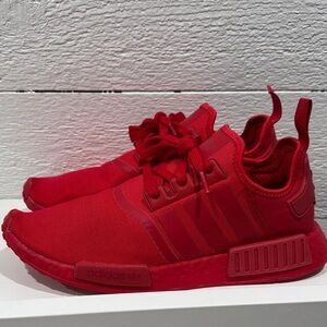 Rare! Adidas Originals Men’s NMD R1 - Triple Red Sneakers. Size 11.